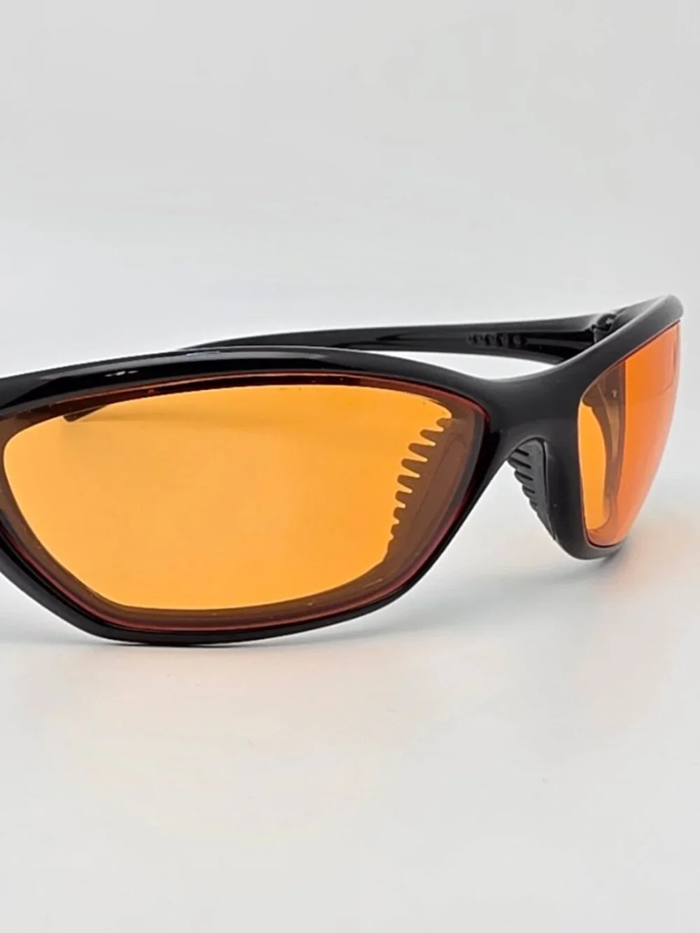 Nike EA0008 001 Interchange/S Black Frame Amber Lens Sunglasses Italy 65-19-134